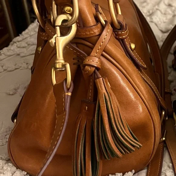 Dooney & Bourke Florentine Leather Satchel - Picture 2 of 7